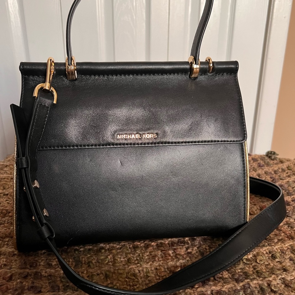 Michael Kors Black handbag.
